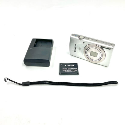【全額返金保証】【最速発送】Canon コンパクトデジタルカメラ IXY 180 シルバー 美品 動作確認済