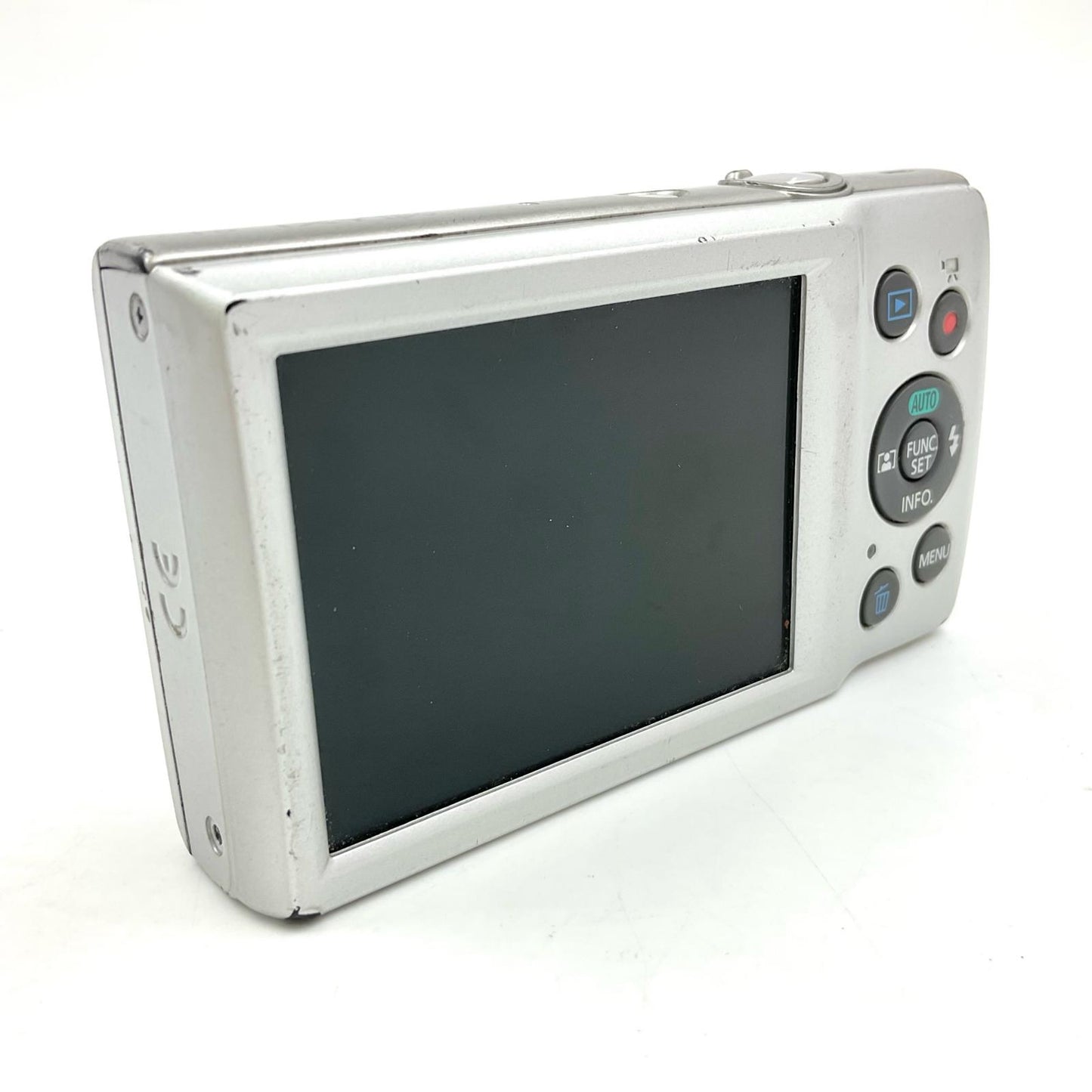 【全額返金保証】【最速発送】Canon コンパクトデジタルカメラ IXY 180 シルバー 動作確認済