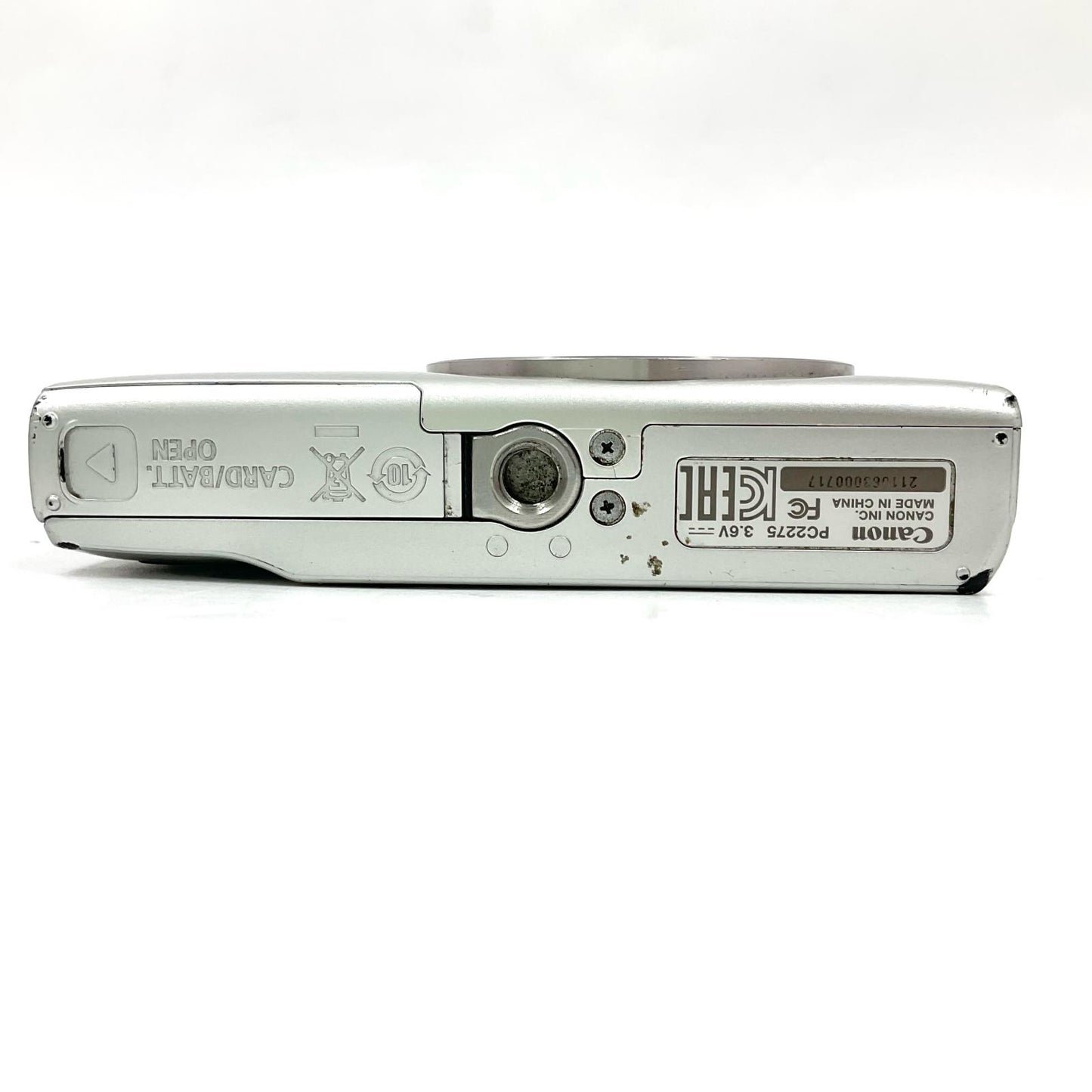 【全額返金保証】【最速発送】Canon コンパクトデジタルカメラ IXY 180 シルバー 動作確認済