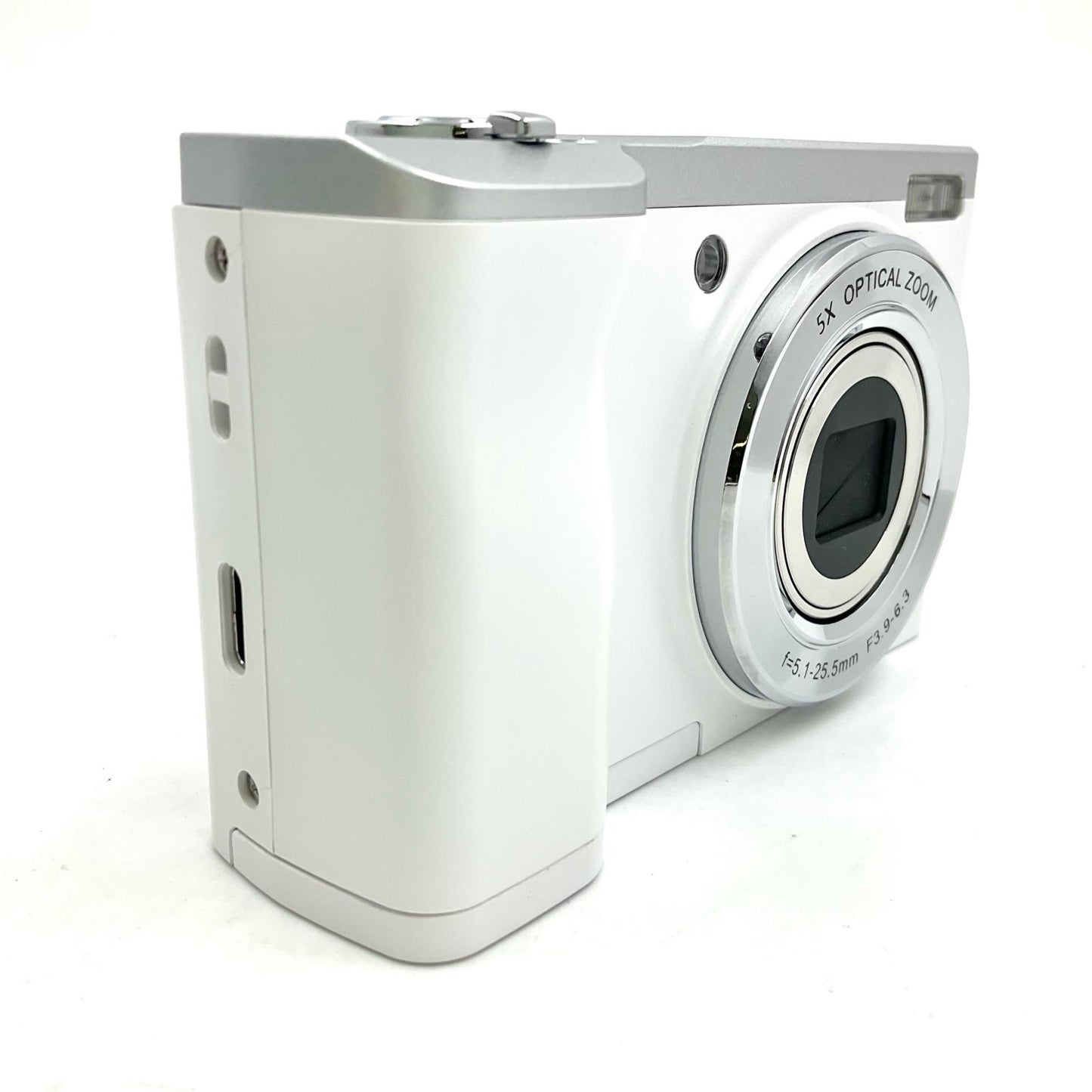 【全額返金保証】【最速発送】Kenko コンパクトデジタルカメラ KC-ZM08 ホワイト 超美品 動作確認済