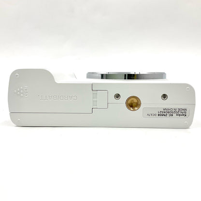 【全額返金保証】【最速発送】Kenko コンパクトデジタルカメラ KC-ZM08 ホワイト 超美品 動作確認済