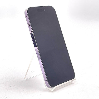 【最速発送】Apple iPhone iPhone 14 Pro 128GB ディープパープル docomo SIMフリー 白ロム【難有】 73%