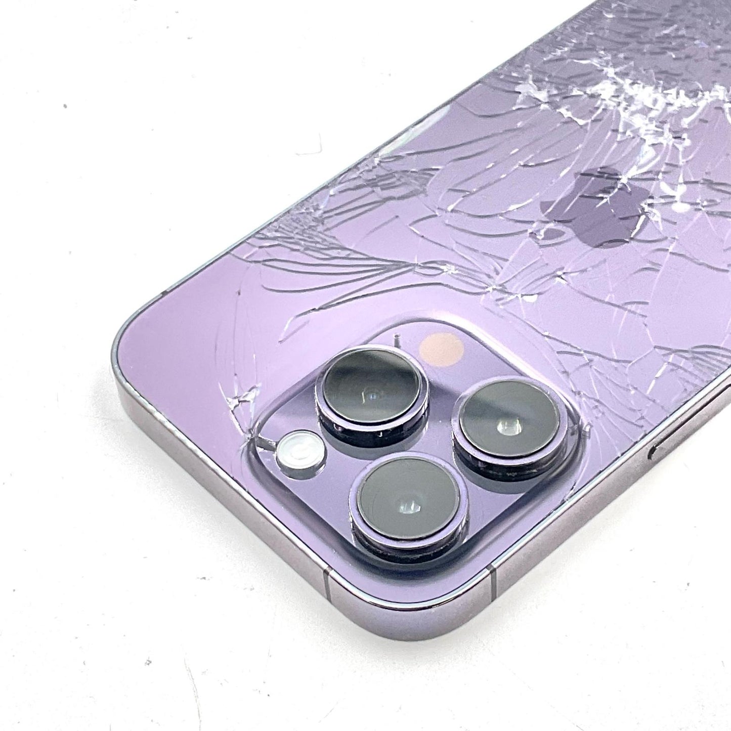 【最速発送】Apple iPhone iPhone 14 Pro 128GB ディープパープル docomo SIMフリー 白ロム【難有】 73%