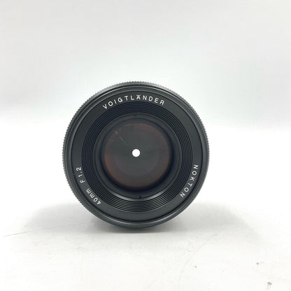【全額返金保証】【最速発送】NOKTON フォクトレンダー NOKTON 40mm F1.2 Aspherical [ニコンZ用] 美品 動作確認済
