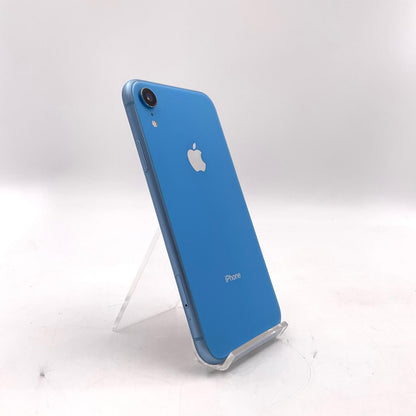 【全額返金保証】【最速発送】Apple iPhone iPhone XR 128GB ブルー docomo 白ロム 動作確認済 86%