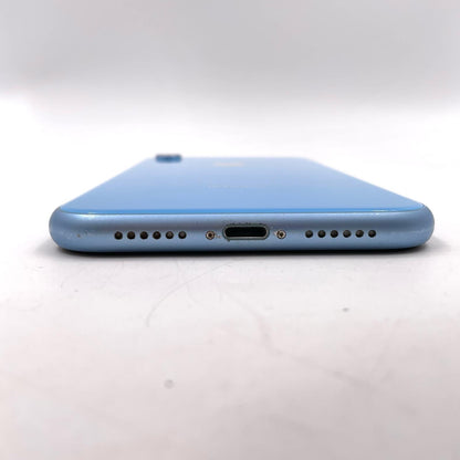 【全額返金保証】【最速発送】Apple iPhone iPhone XR 128GB ブルー docomo 白ロム 動作確認済 86%