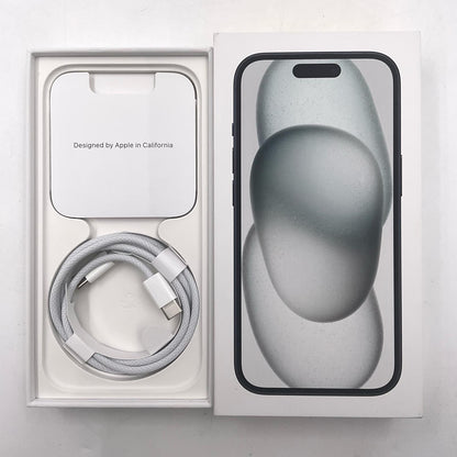 【全額返金保証】【最速発送】Apple iPhone iPhone 15 256GB ブラック SIMフリー 白ロム 美品 動作確認済 86%