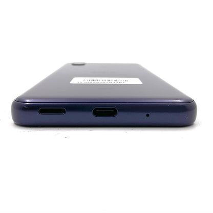 【全額返金保証】【最速発送】SHARP BASIO active 64GB ネイビー au SHG09 白ロム 美品 動作確認済