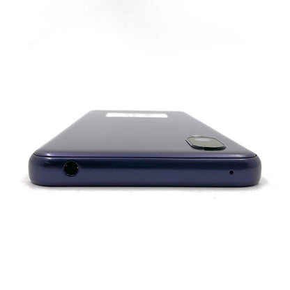 【全額返金保証】【最速発送】SHARP BASIO active 64GB ネイビー au SHG09 白ロム 美品 動作確認済