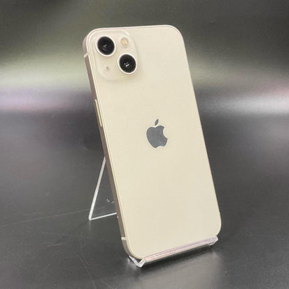【全額返金保証】【最速発送】Apple iPhone iPhone 13 128GB スターライト au SIMフリー 白ロム 美品 動作確認済 87%