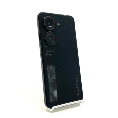 【全額返金保証】【最速発送】ASUS Zenfone 9 128GB ミッドナイトブラック SIMフリー AI2202 白ロム 美品 動作確認済