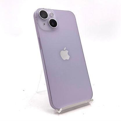 【全額返金保証】【最速発送】Apple iPhone iPhone 14 128GB パープル SIMフリー 白ロム 動作確認済 77%