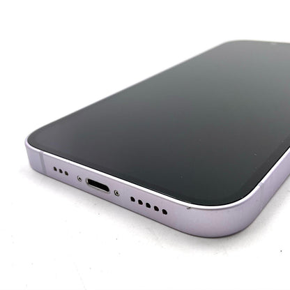 【全額返金保証】【最速発送】Apple iPhone iPhone 14 128GB パープル SIMフリー 白ロム 動作確認済 77%