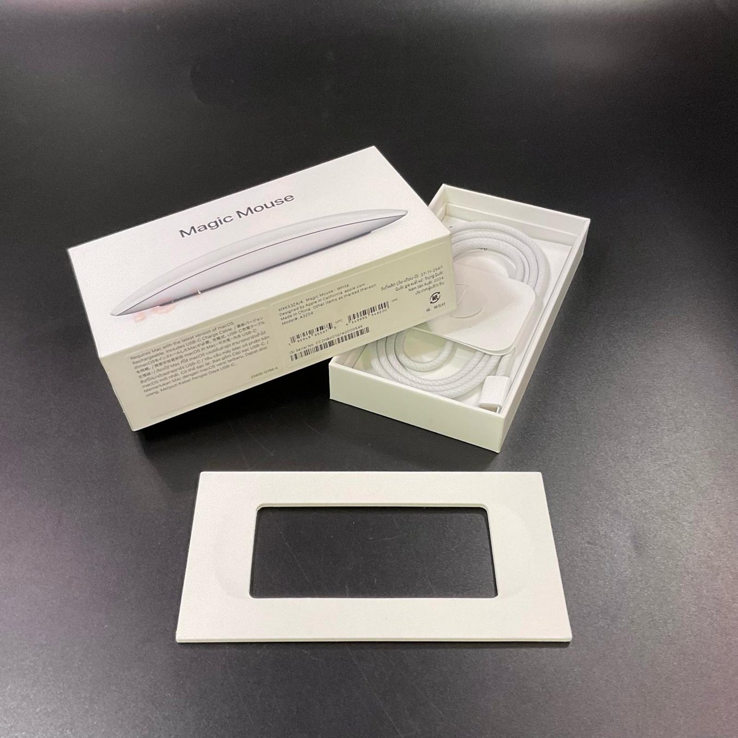 【全額返金保証】【最速発送】Apple Magic Mouse （USB-C）- ホワイト MXK53ZA/A A3204 美品 動作確認済