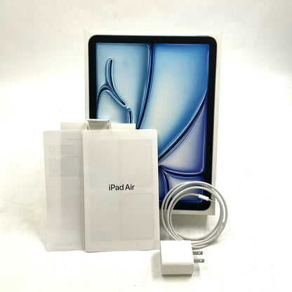 【全額返金保証】【最速発送】Apple iPad Air M3 11インチ 128GB ブルー Wi-Fi 美品 動作確認済