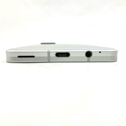 【全額返金保証】【最速発送】SHARP AQUOS sense6s 64GB Silver au SIMフリー SHG07 白ロム 動作確認済