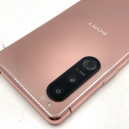 【全額返金保証】【最速発送】Sony Xperia 5 III 128GB Pink docomo SIMフリー SO-53B 白ロム 動作確認済