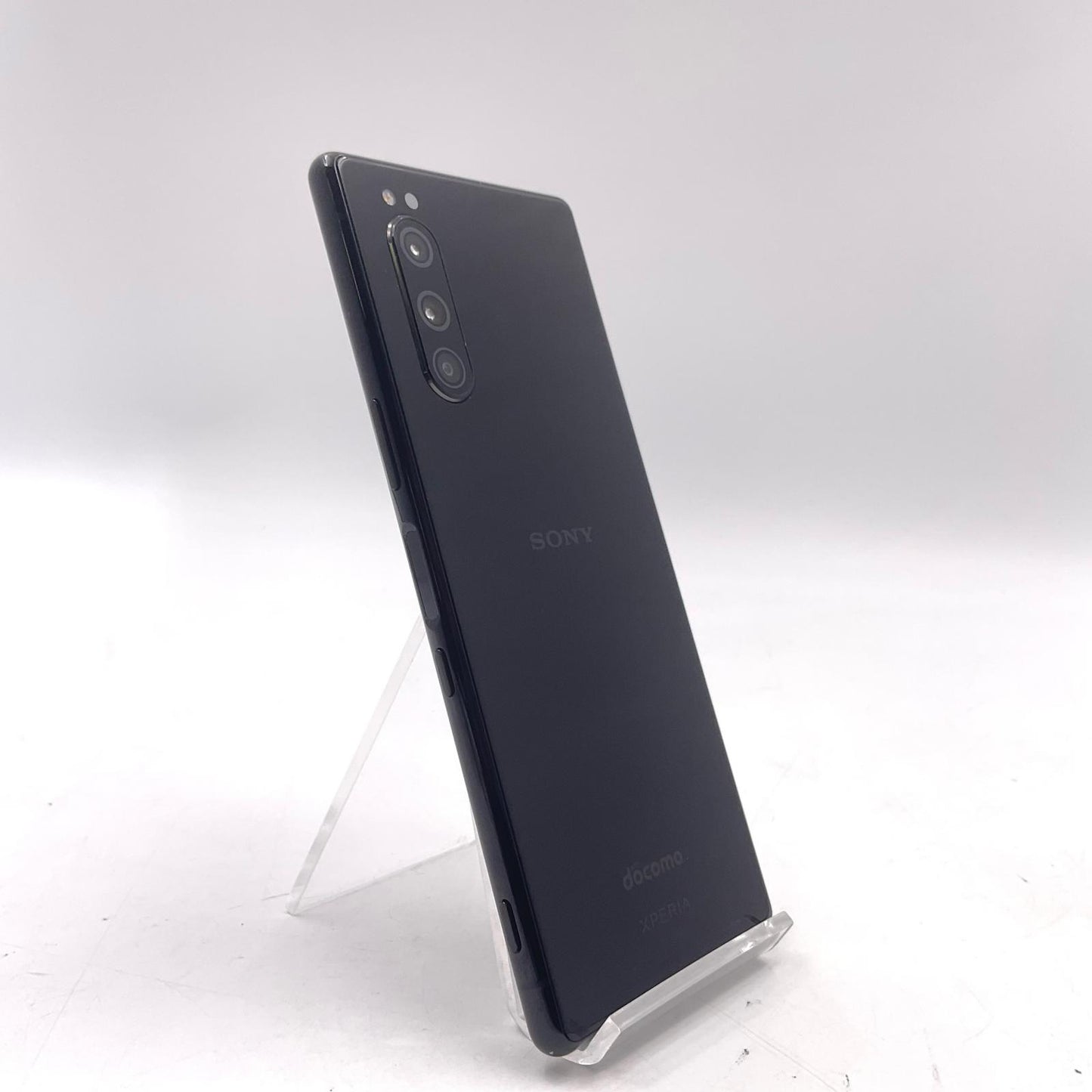 【全額返金保証】【最速発送】Sony Xperia 5 64GB ブラック docomo SO-01M 白ロム 美品 動作確認済