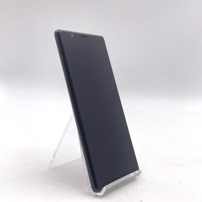 【全額返金保証】【最速発送】Sony Xperia 5 64GB ブラック docomo SO-01M 白ロム 美品 動作確認済