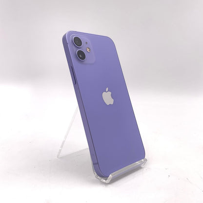 【全額返金保証】【最速発送】Apple iPhone iPhone 12 64GB パープル Softbank SIMフリー 白ロム 動作確認済 87%
