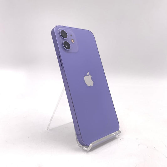 【全額返金保証】【最速発送】Apple iPhone iPhone 12 64GB パープル Softbank SIMフリー 白ロム 動作確認済 87%