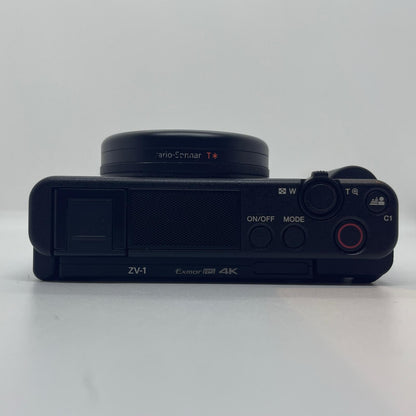 【全額返金保証】【最速発送】Sony コンパクトデジタルカメラ ZV-1 ブラック 超美品 動作確認済
