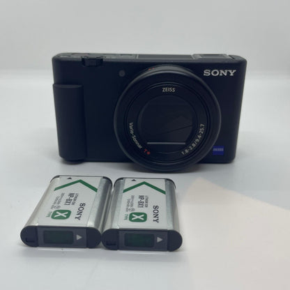 【全額返金保証】【最速発送】Sony コンパクトデジタルカメラ ZV-1 ブラック 超美品 動作確認済