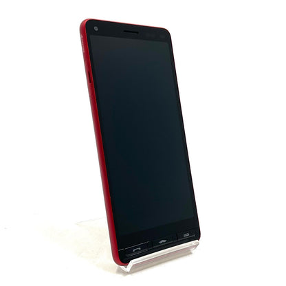 【全額返金保証】【最速発送】京セラ かんたんスマホ 2 32GB RED Softbank A001KC 白ロム 美品 動作確認済