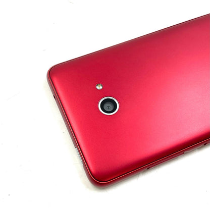 【全額返金保証】【最速発送】京セラ かんたんスマホ 2 32GB RED Softbank A001KC 白ロム 美品 動作確認済
