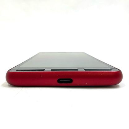 【全額返金保証】【最速発送】京セラ かんたんスマホ 2 32GB RED Softbank A001KC 白ロム 美品 動作確認済