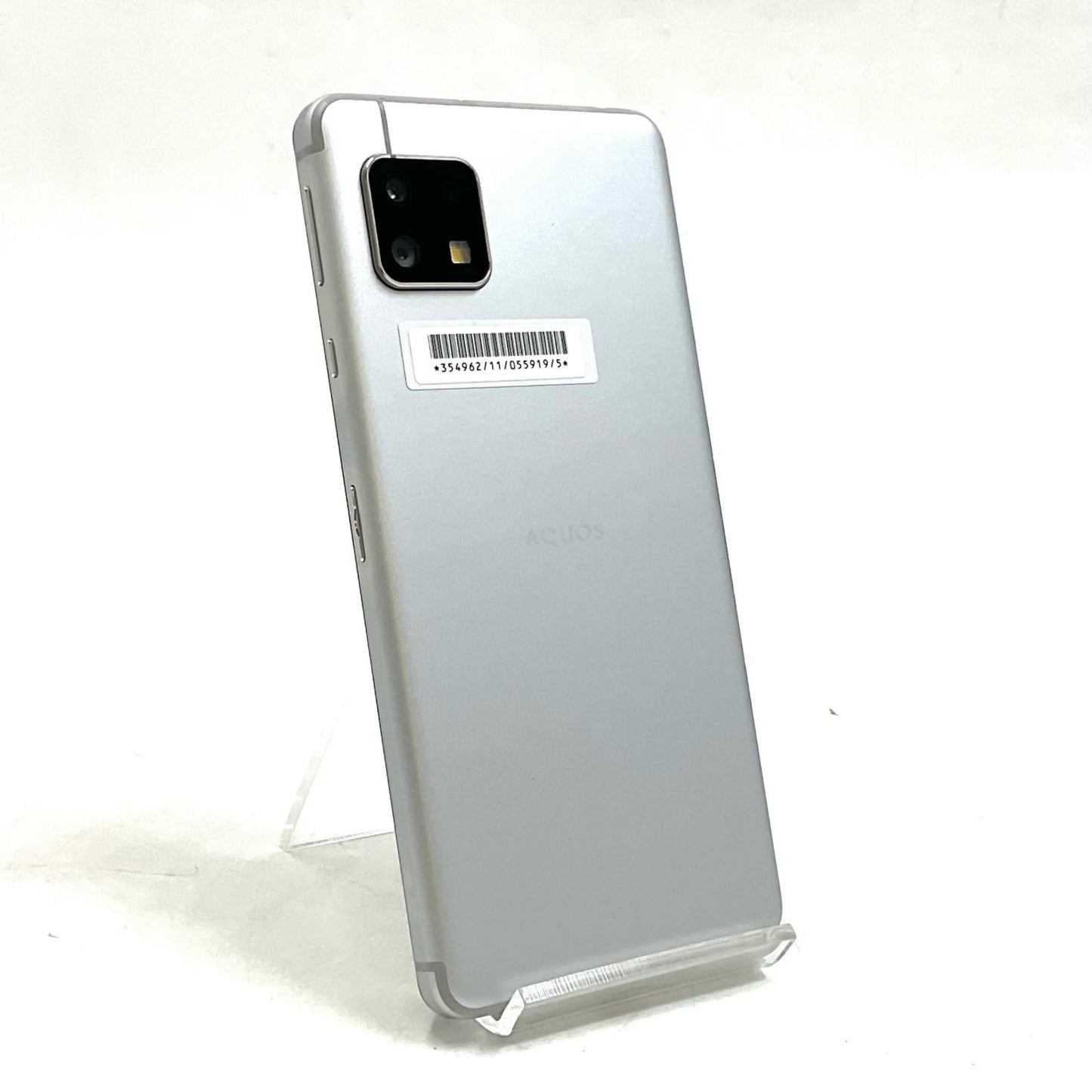【全額返金保証】【最速発送】SHARP AQUOS sense 4 basic 64GB シルバー Softbank A003SH 白ロム 動作確認済