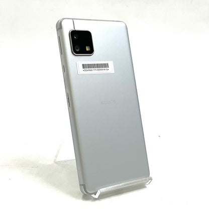【全額返金保証】【最速発送】SHARP AQUOS sense 4 basic 64GB シルバー Softbank A003SH 白ロム 動作確認済