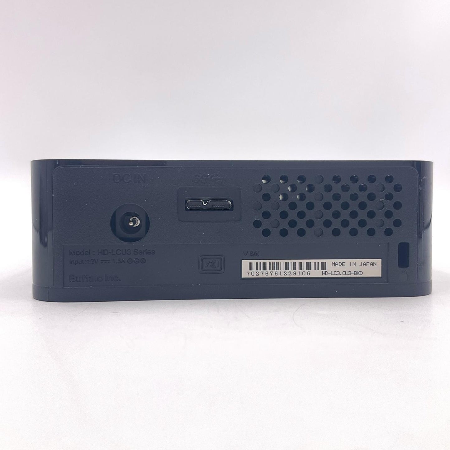 【全額返金保証】【最速発送】BUFFALO HDD 3TB HD-LC3.0U3-BKD 美品 動作確認済