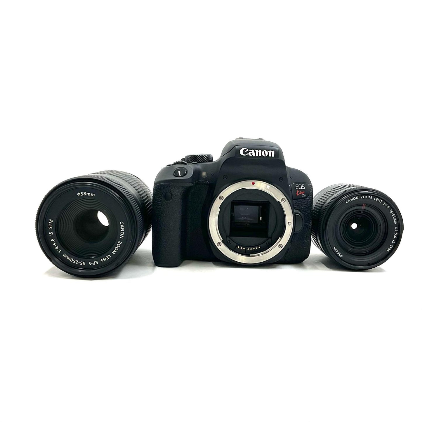 【全額返金保証】【最速発送】Canon デジタル一眼 EOS Kiss X9i ダブルズームキット ブラック 美品 動作確認済