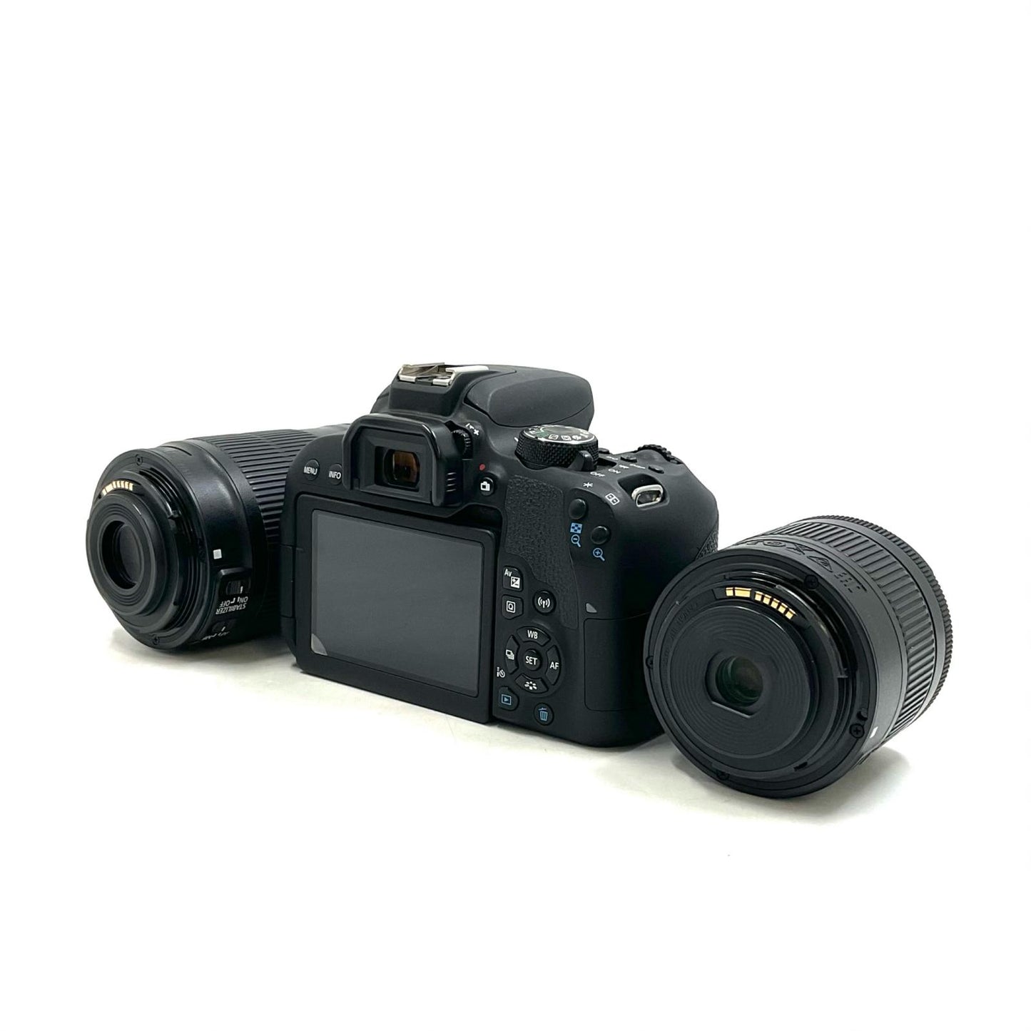 【全額返金保証】【最速発送】Canon デジタル一眼 EOS Kiss X9i ダブルズームキット ブラック 美品 動作確認済