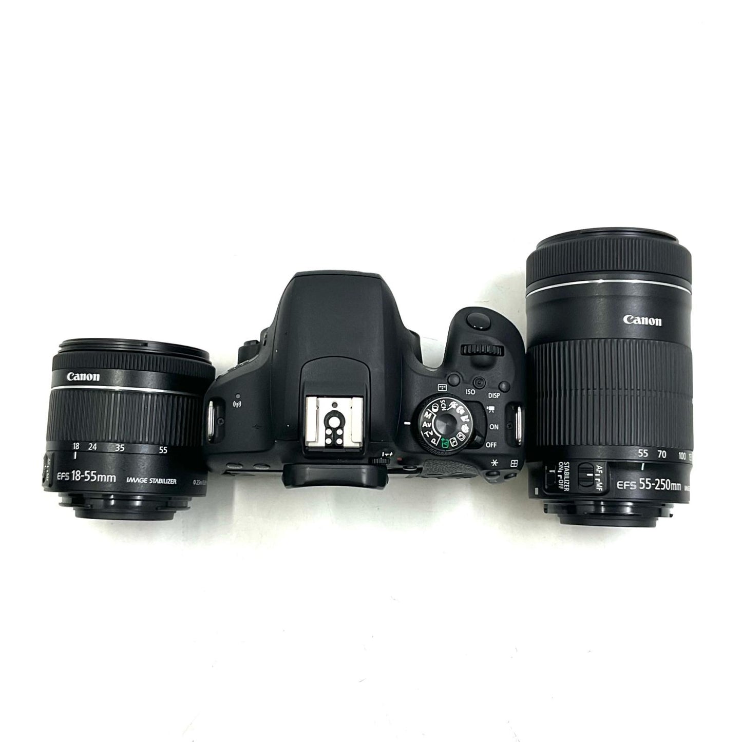 【全額返金保証】【最速発送】Canon デジタル一眼 EOS Kiss X9i ダブルズームキット ブラック 美品 動作確認済