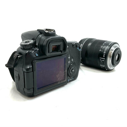 【全額返金保証】【最速発送】Canon デジタル一眼 EOS 60D EF-S18-135 IS レンズキット ブラック 動作確認済