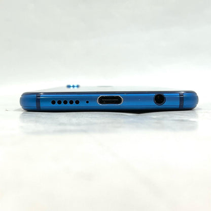 【全額返金保証】【最速発送】Huawei P 20 lite 32GB クラインブルー au ANE-LX2J 白ロム 美品 動作確認済