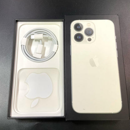 【全額返金保証】【最速発送】Apple iPhone iPhone Pro 13 256GB シルバー Softbank SIMフリー 動作確認済 74%