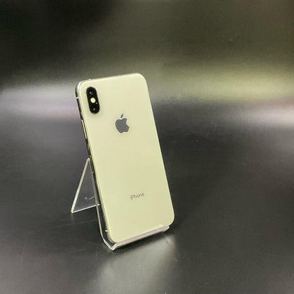 【最速発送】Apple iPhone iPhone XS 256GB シルバー Softbank SIMフリー 白ロム【難有】 74%