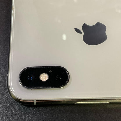 【最速発送】Apple iPhone iPhone XS 256GB シルバー Softbank SIMフリー 白ロム【難有】 74%