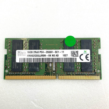 【全額返金保証】【最速発送】各種メーカー メモリ S.O.DIMM DDR4-2666 PC4-21300 16GB 美品 動作確認済