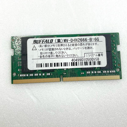【全額返金保証】【最速発送】各種メーカー メモリ S.O.DIMM DDR4-2666 PC4-21300 16GB 美品 動作確認済