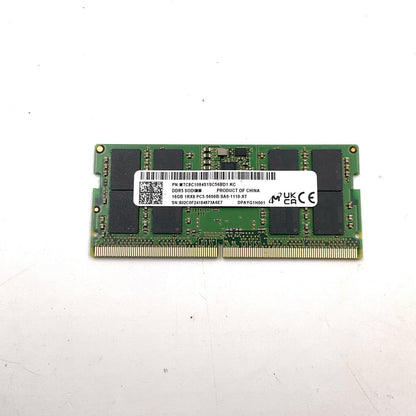 【全額返金保証】【最速発送】各種メーカー メモリ S.O.DIMM DDR5-5600 PC5-44800 16GB 美品 動作確認済
