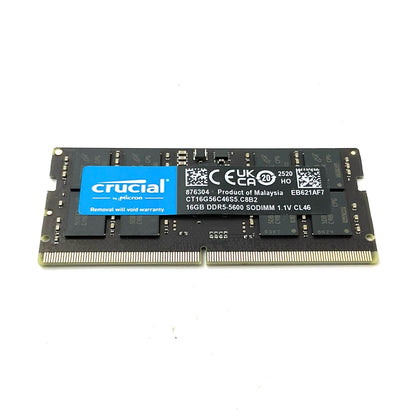 【全額返金保証】【最速発送】各種メーカー メモリ S.O.DIMM DDR5-5600 PC5-44800 16GB 美品 動作確認済