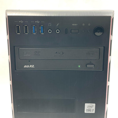 【最速発送】FRONTIER ゲーミングデスクトップPC i7-10700KF @ 3.80GHz 32GB SSD 1TB HDD 2TB GeForce RTX 3070【難有】