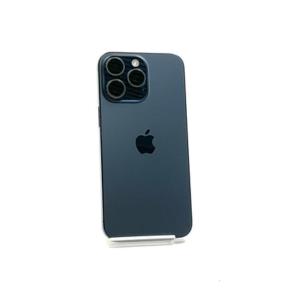 【全額返金保証】【最速発送】Apple iPhone iPhone 15 Pro Max 256GB ブルーチタニウム Softbank 白ロム 動作確認済 81%