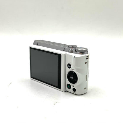 【全額返金保証】【最速発送】CASIO コンパクトデジタルカメラ EX-ZR1000 ホワイト 美品 動作確認済