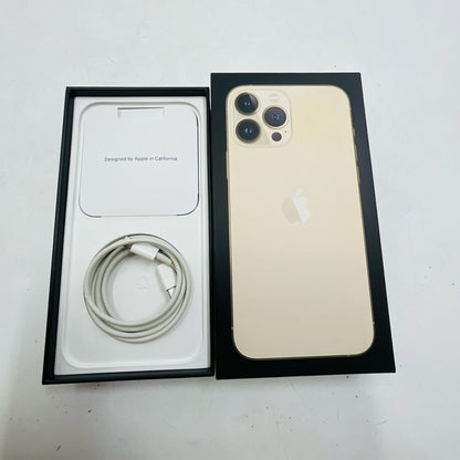 【全額返金保証】【最速発送】Apple iPhone iPhone 13 Pro Max 256GB ゴールド Softbank 白ロム 動作確認済 78%