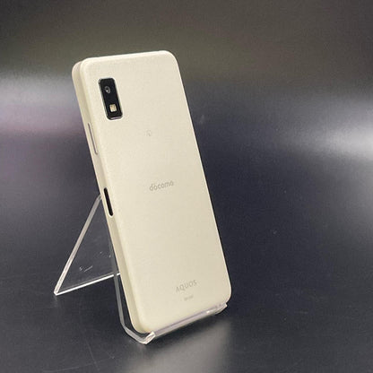 【全額返金保証】【最速発送】SHARP AQUOS wish3 64GB ホワイト docomo SH-53D 白ロム 美品 動作確認済